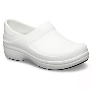 Crocs Neria Pro II Women's Work Shoes white comfort nurse wedges